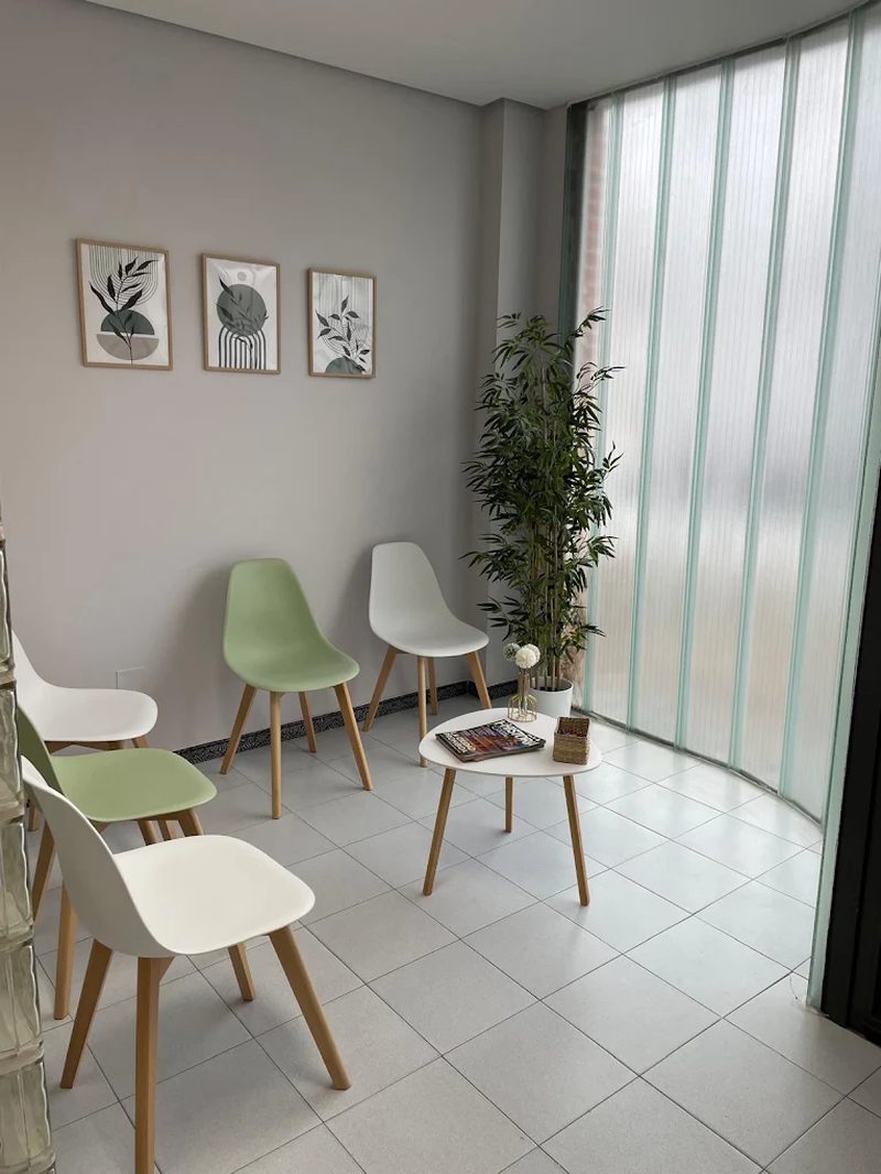 Sala de espera de la consulta en Laguna de Duero